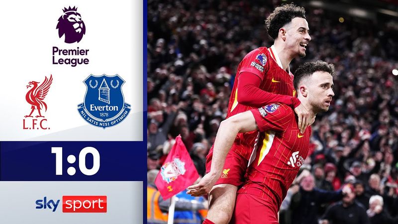 Jota entscheidet Merseyside-Derby! | FC Liverpool - FC Everton | Highlights - Premier League 2024/25