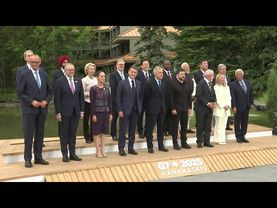 World leaders pose for family photo at G7 Summit in Canada | AFP