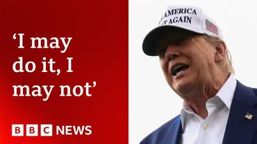 ‘I can’t say if US will strike Iran’, says Donald Trump | BBC News