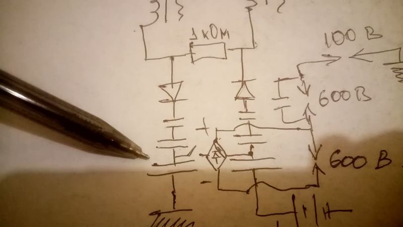БТГ. Шок! Конденсаторы проводят постоянный ток в импульсном режиме.
