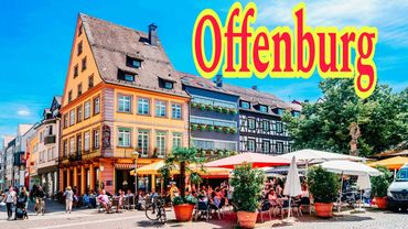 Offenburg City Germany 🇩🇪 Walking tour, 4k video