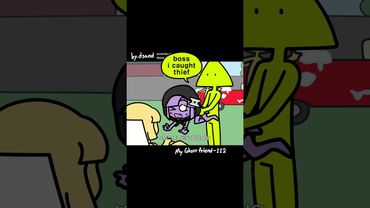 112 - Bibi Annoys the Neighbor😳😳🤯  | #myghostfriend #animation #shorts #dsand #anime #cute