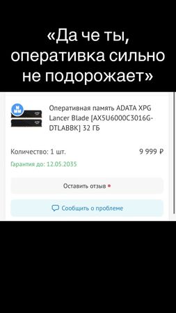 Нормальный такой бонус #пк #pc #pcgaming #DRAM #russia 