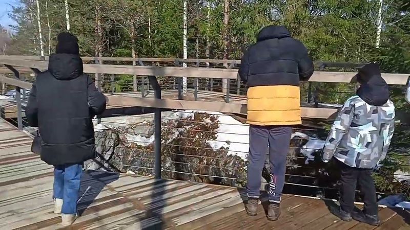 Рускеальский горный парк...Рускеальские водопады...Последние локации на нашем пути...Пора домой...