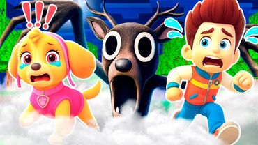 ОЛЕНЬ 99 НОЧЕЙ В ЛЕСУ ПОЙМАЛ ВЕСЬ ЩЕНЯЧИЙ ПАТРУЛЬ в МАЙНКРАФТ