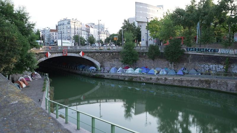Migrant camp in Paris evacuated by police | AFP