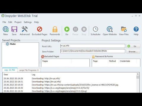 Проба программы Web2Disk для скачивания сайтов целиком. Что получилось в результате