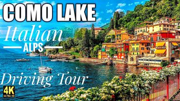Italienische Alpen 🇮🇹 - Comer See Driving Tour 4K Ultra HD Filmmaterial