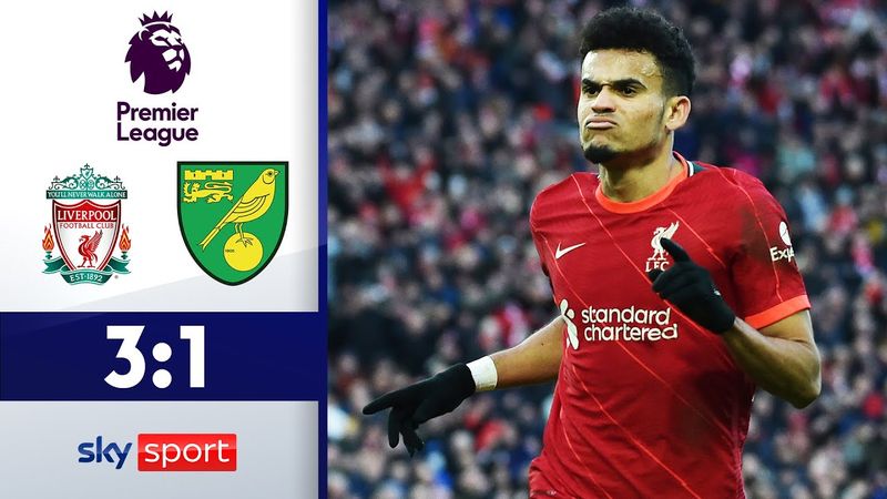 Diaz-Premiere & Mané-Traumtor | FC Liverpool - Norwich City 3:1 | Highlights Premier League 21/22