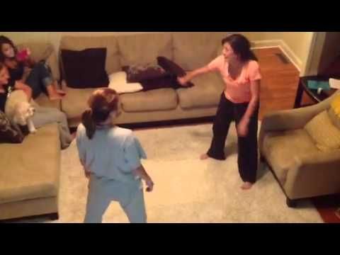 Little Sis beats up Big Sis