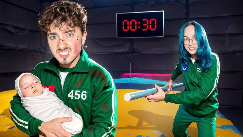 РЕБЁНОК НОВЫЙ УЧАСТНИК ИГРЫ В КАЛЬМАРА 3 МАЙНКРАФТ!