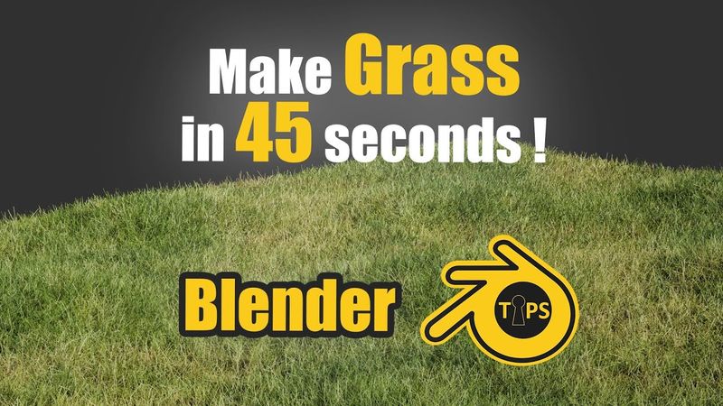 Crea un prato in 45 secondi - Blender 2024.