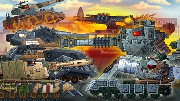 Ратте vs ГроссШтурман! Британские монстры наступают на Париж! - Мультики про танки