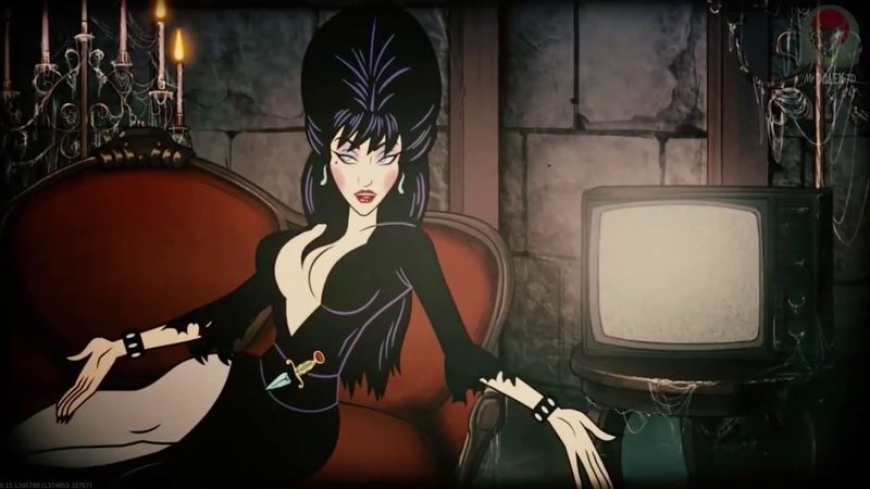 Elvira 'Attack of the Radioactive Thing' intro - Call of Duty INFINITE WARFARE ZOMBIES DLC 3