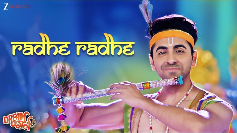 Radhe Radhe | Ayushmann Khurrana, Nushrratt Bharuccha | Dream Girl | Meet Bros, Amit Gupta | Lyrical