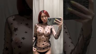 [4K] Exploring Transparent Clothes with April | See-through Try on | Video