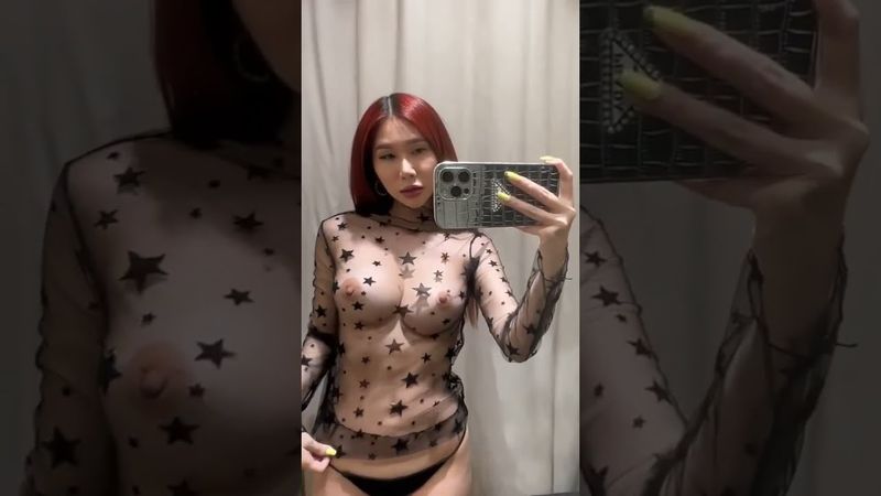[4K] Exploring Transparent Clothes with April | See-through Try on | Video