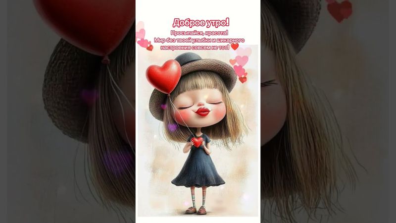 Доброе утро,хорошего дня открытки на каждый день #открытка #доброеутро #видеооткрытка #доброеутречко