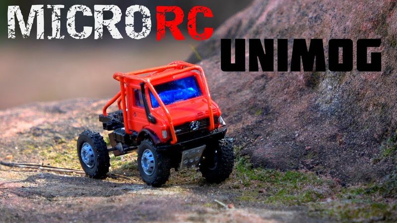 MICRO UNIMOG - Microscopic RC Crawler 1/87