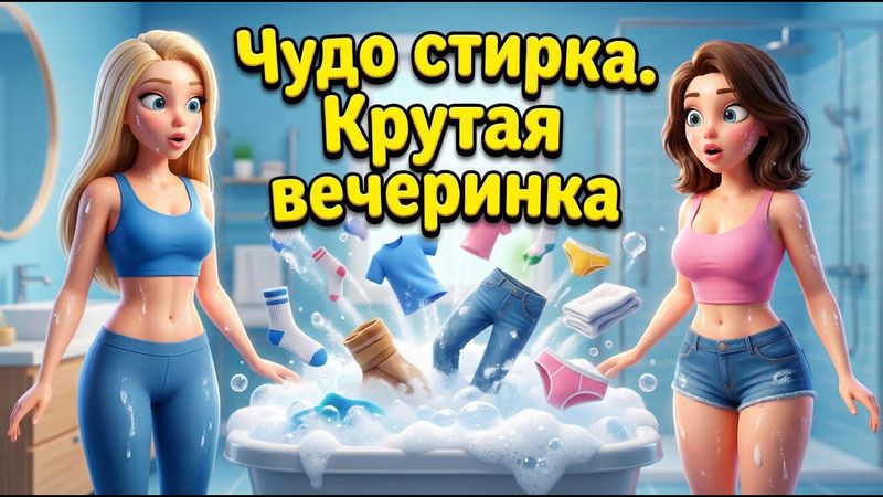 Чудо стирка. Крутая вечеринка | Весёлая и шуточная песня