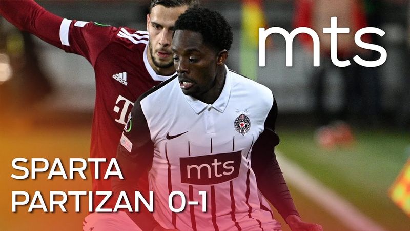 AC Sparta FK Partizan 0-1, 1/16 finala Liga konferencije sezona 2021/22