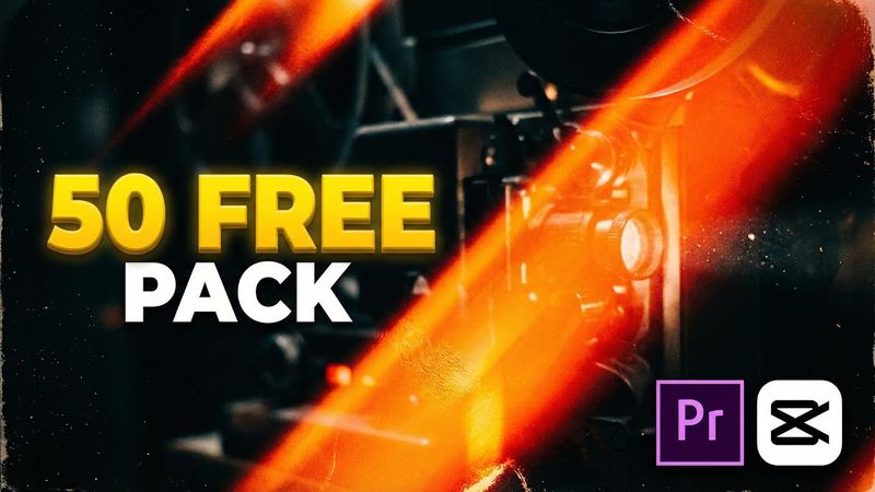 Deixe seu vídeo CINEMATOGRÁFICO: Baixe 50 Light Leaks (Premiere & CapCut)