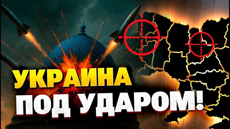 Месть за самолеты? Россия атаковала ВСЮ УКРАИНУ!