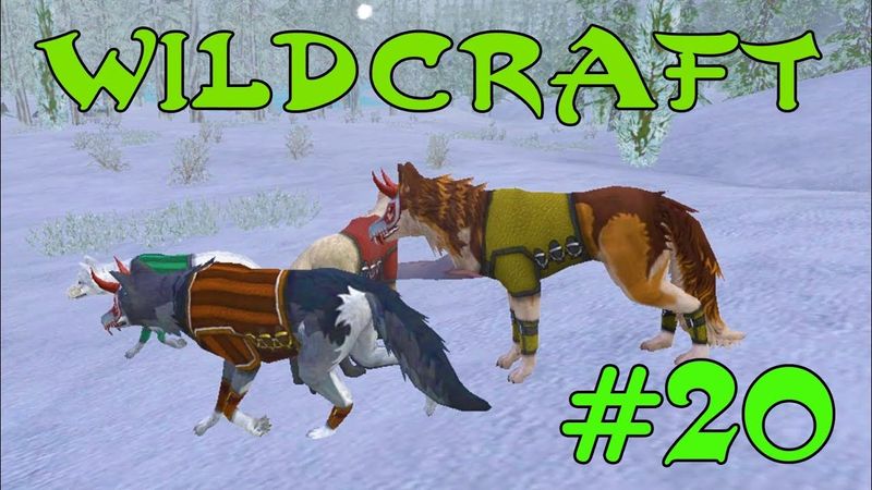 WildCraft Симулятор жизни зверей Онлайн #20 Играем за семью волка и охотимся на медведя