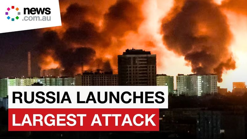 Russia mounts biggest air attack on Ukraine ahead of prisoner swap