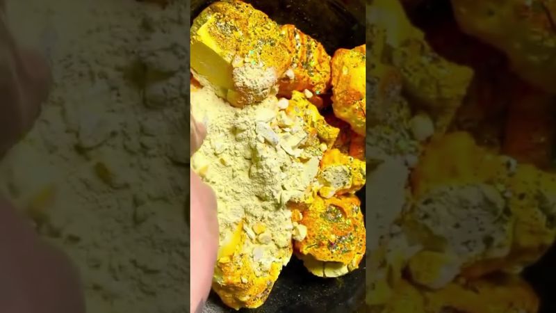 Chunky Yellow Pasted Chalk