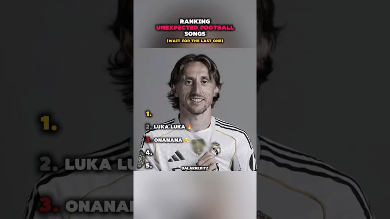 Classificação de músicas de futebol inesperadas #shorts #futebol #classificação