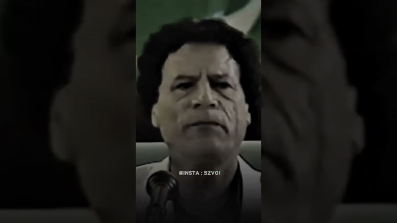 اقوى خطاب معمر القذافي عن فلسطين 🇵🇸🔥