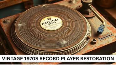 1970s Restoration & Repair of Vintage Record Changer