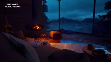 THE PLEASANT SOUND OF A CAMPFIRE AND THE CRACKING OF WOODS will make you feel warm Relaxation