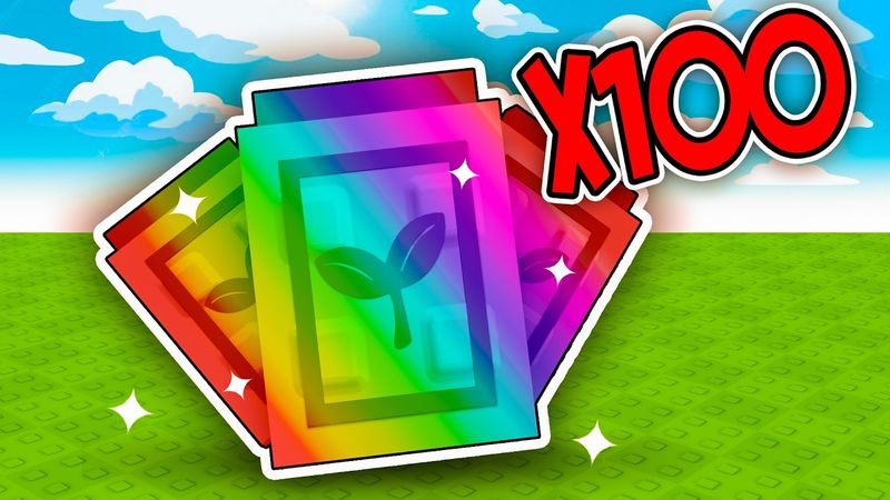 Открыл 100 SPROUT СИД ПАКОВ 😱 в Grow a Garden в Роблокс!