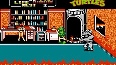 Teenage Mutant Ninja Turtles II - The Arcade Game[NES] FULL Walkthrough - Gameplay [Smooth Filter]