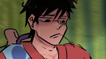 {-..a little girl with the look of a wolf...one piece..-}