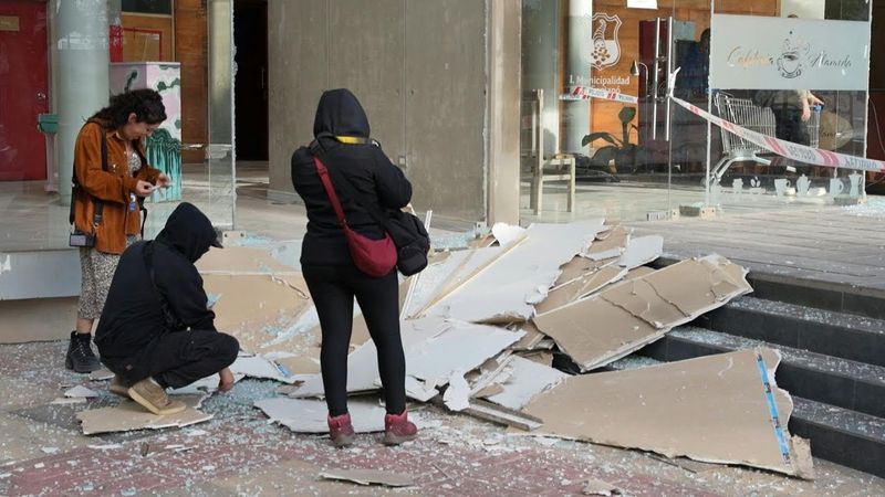 Images of damage after 6.4-magnitude earthquake hit northern Chile | AFP