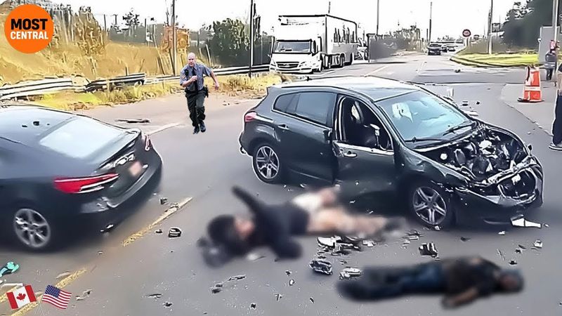 Top 60 Most Brutal Car Crash Moments 2025 – When Idiots in Cars Get Slammed by Instant Karma