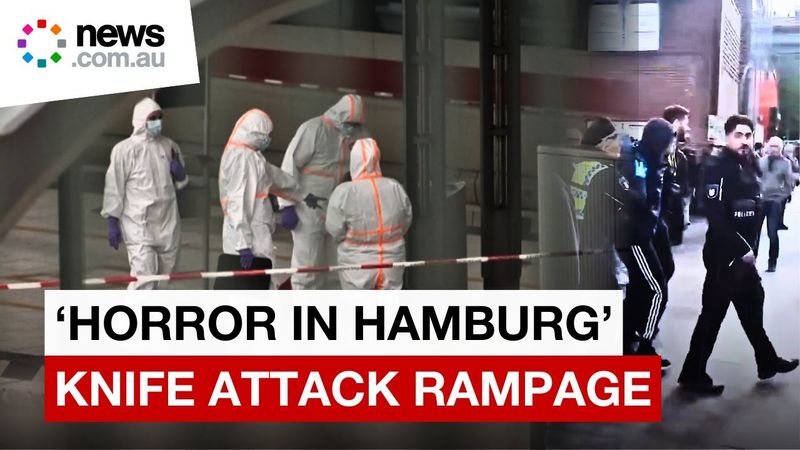 Suspect arrested after knife attack at German train station