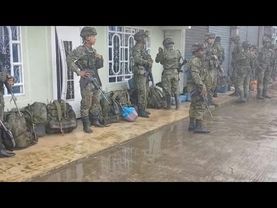 Images of Colombian soldiers held captive by locals in guerrilla-held region | AFP