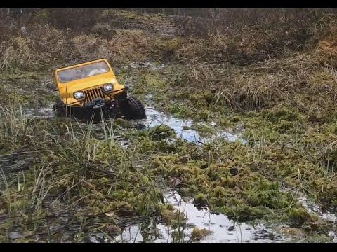 Bishop's RC Crusade - Jeeps Wrangler & Comanche #5 Through the Swamp