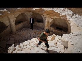 Discovery of Byzantine tombs sparks hope for economic renewal in war-town Syrian town