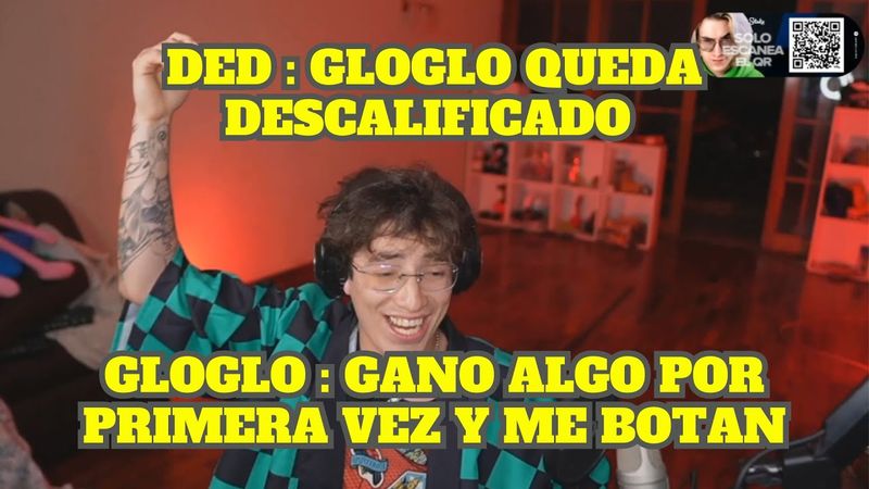 GLOGLO GANA UN DEDSAFIO PERO QUEDA DESCALIFICADO