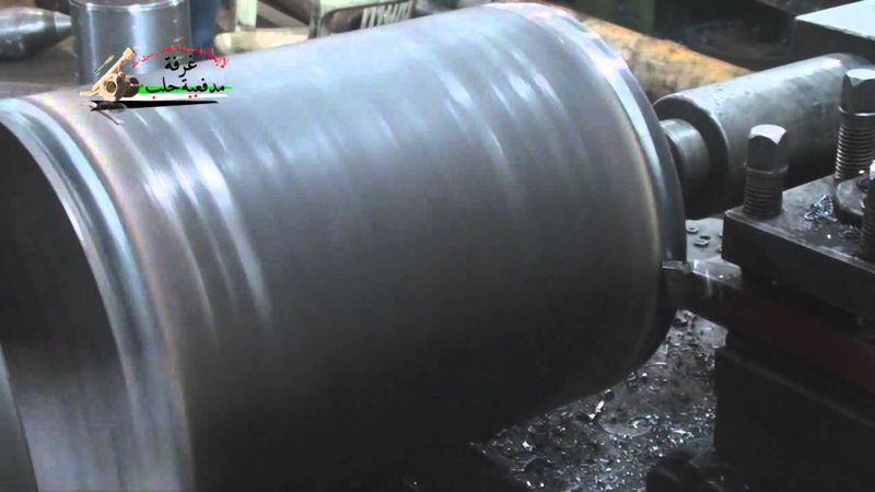 غرفة عمليات مدفعية حلب الجناح العسكري تصنيع قذائف جهنم داخل المصنع العسكري التابع لغرفة المدفعية