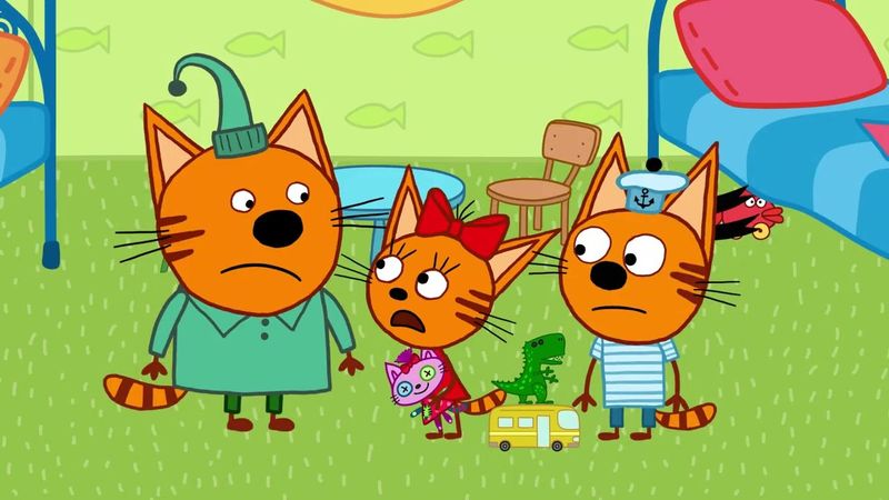 Три кота | Потерянный динозавр | Новая Серия 121 | Мультфильмы для детей