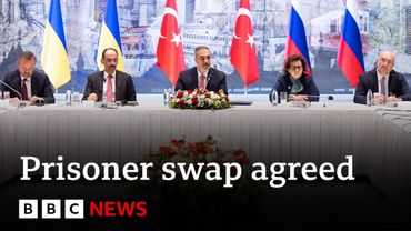 Ukraine and Russia agree to prisoner swap after peace talks | BBC News