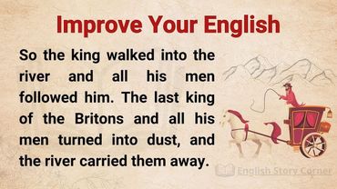 Learn English through Story Level 2 || The Last King of the Britons || English Story With Subtitle