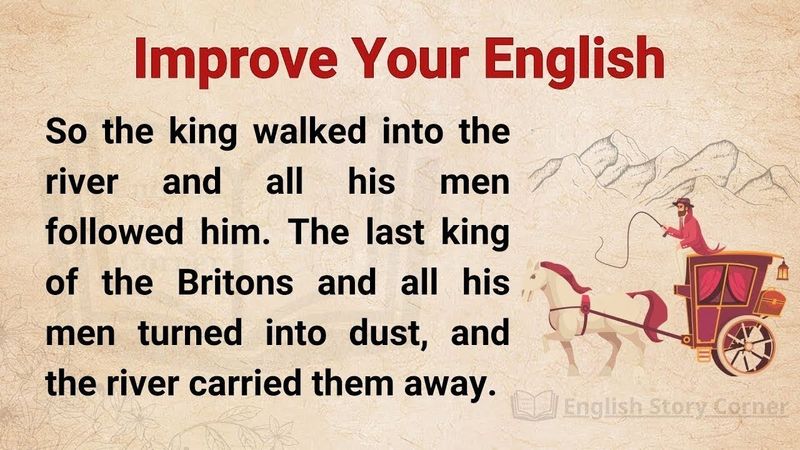 Learn English through Story Level 2 || The Last King of the Britons || English Story With Subtitle