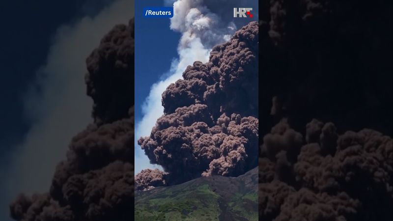 Urušio se dio kratera vulkana Etne